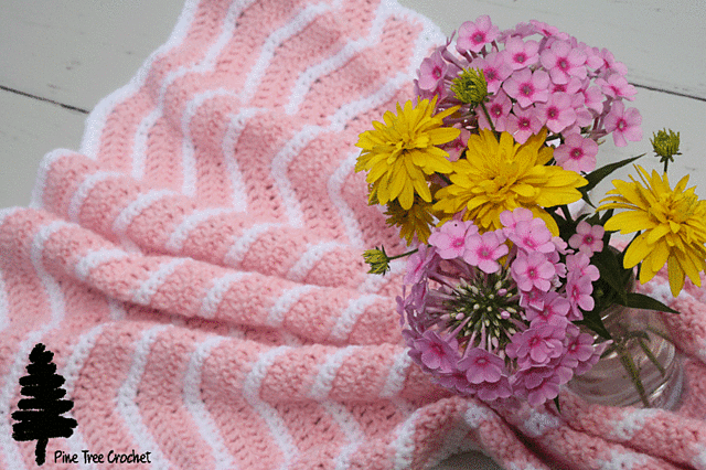 Calming Chevron Blanket