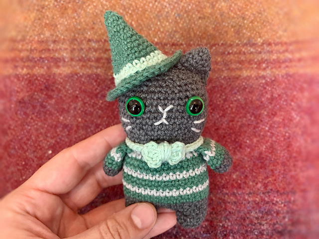 Midnight the Halloween Cat Amigurumi