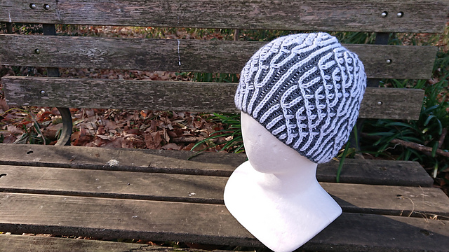 Mystic Knot (Brioche Hat)
