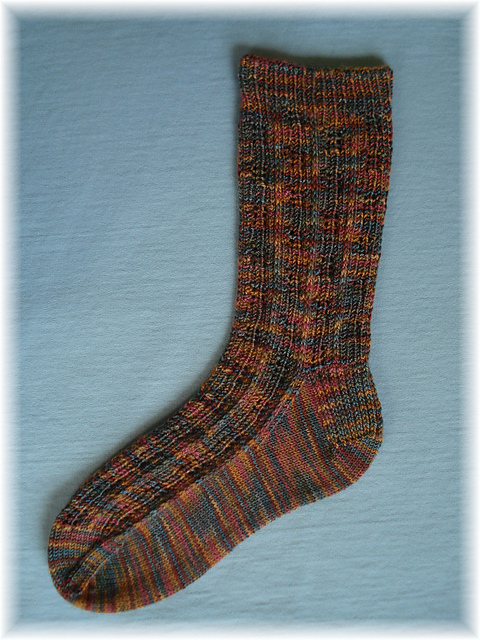 Ridge and Furrow Socks