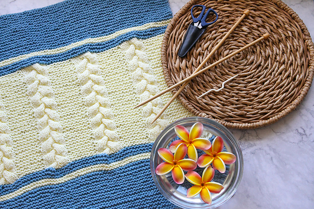 LB Traveling Knit Afghan #6