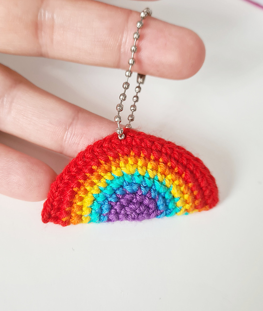 Rainbow keychain
