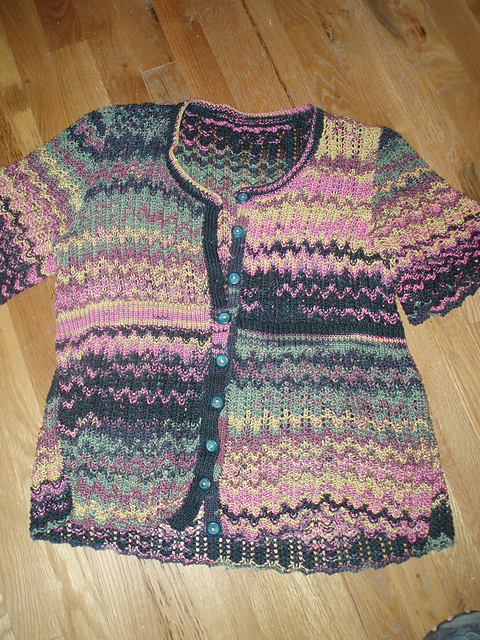 Rib Lace Cardigan