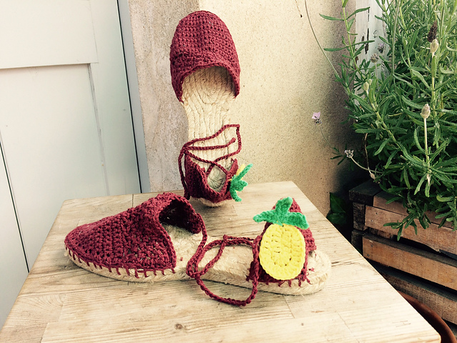 Espadrilles pineapple