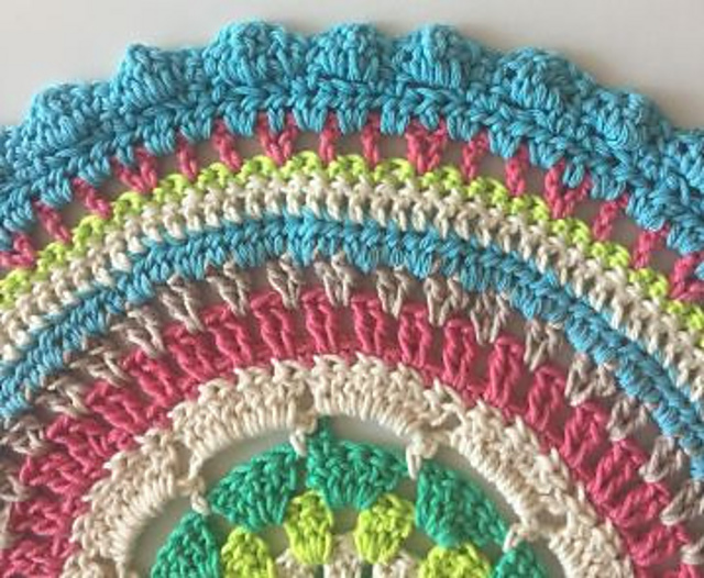 Ravelry: Mandala multicolor pattern by Verónica Vergara