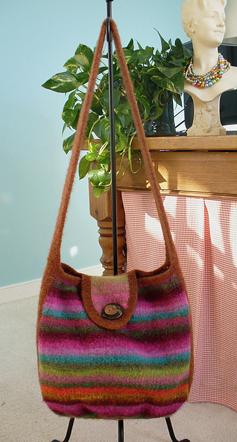 Felted Messenger - Satchel Tote