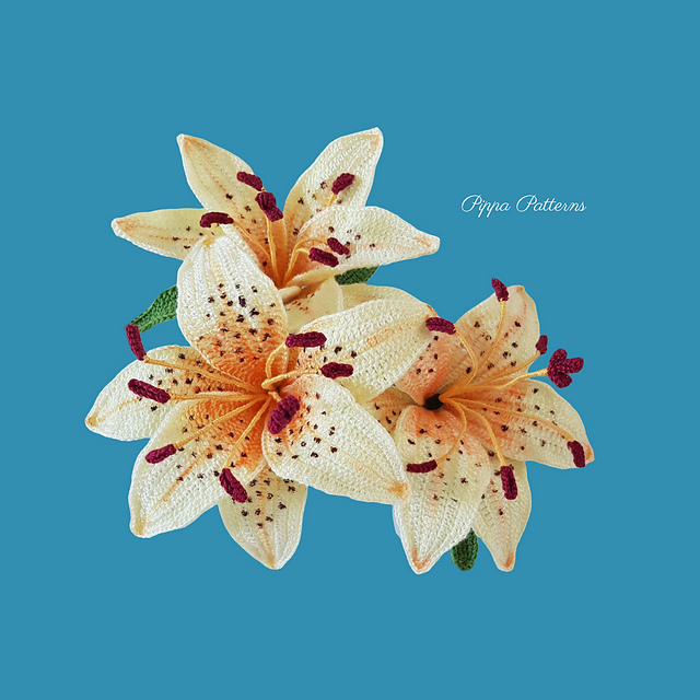 Ravelry: Yellow Tiger Lily pattern by Connie Rockliff