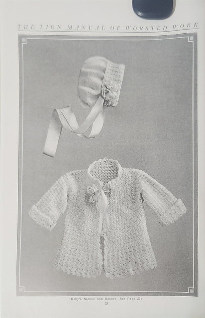 Baby's Sacque and Bonnet