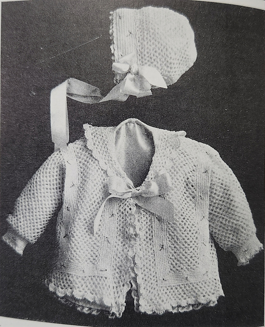 Baby's Dainty Jacket and Cap