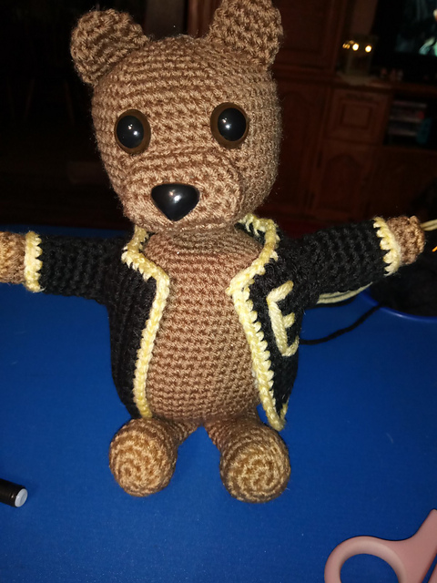 Letterman bear