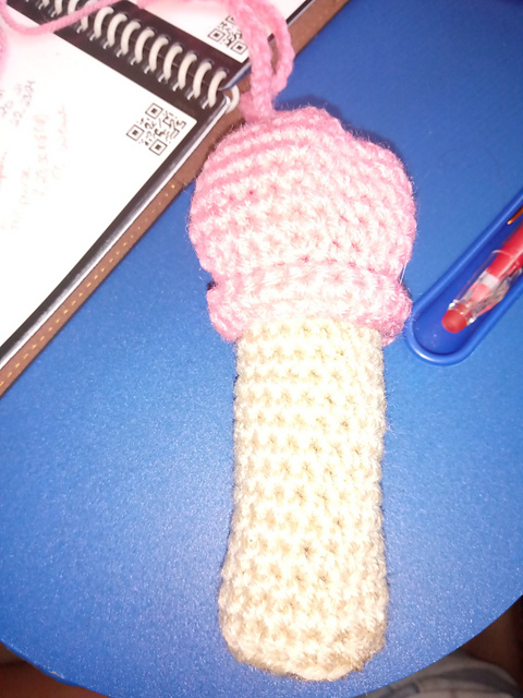 Ice Cream chapstick holder/treat bag