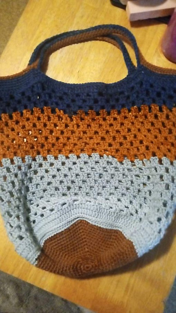 One cake grocery bag