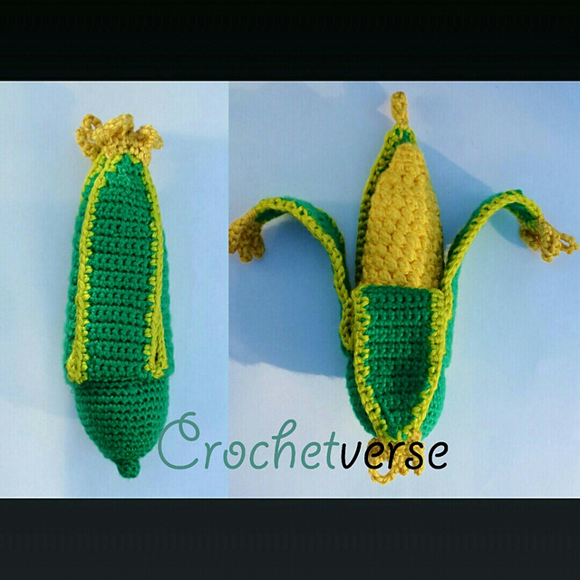 Peelable Corn Amigurumi