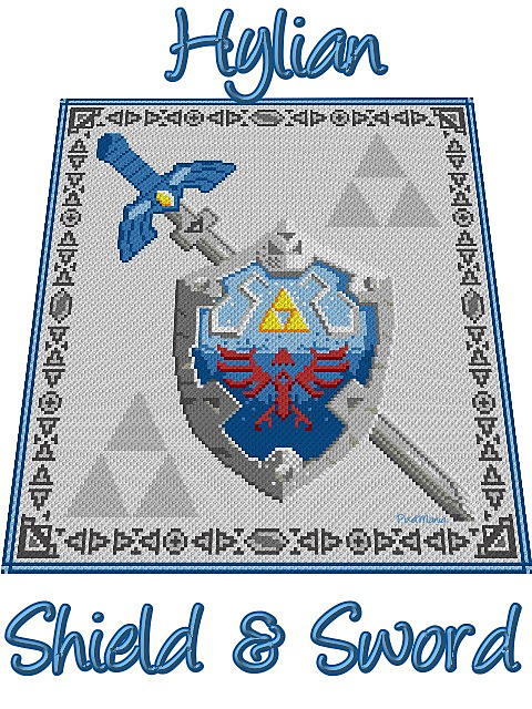 Ravelry: Shield & Sword - graphghan pattern by Sandra Guggenberger