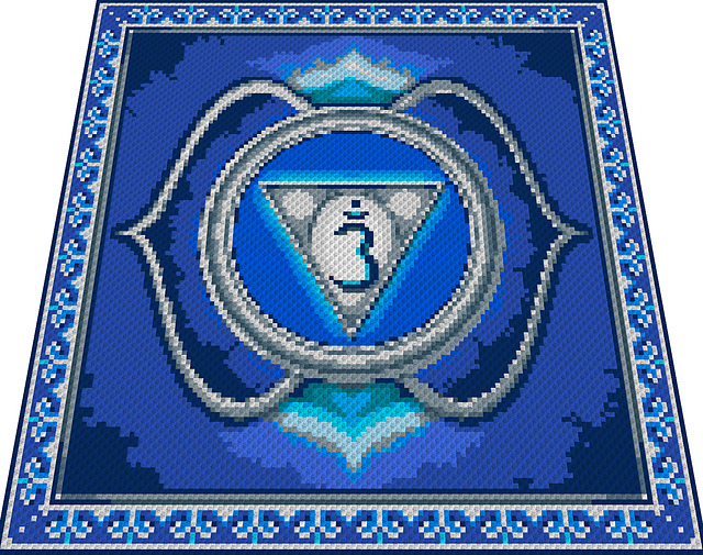 Ravelry: AJNA - graphghan pattern by Sandra Guggenberger