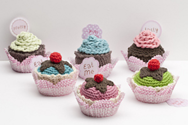 Pink topped cupcake