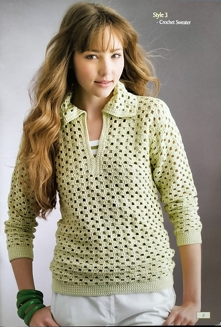 3. Crochet Sweater