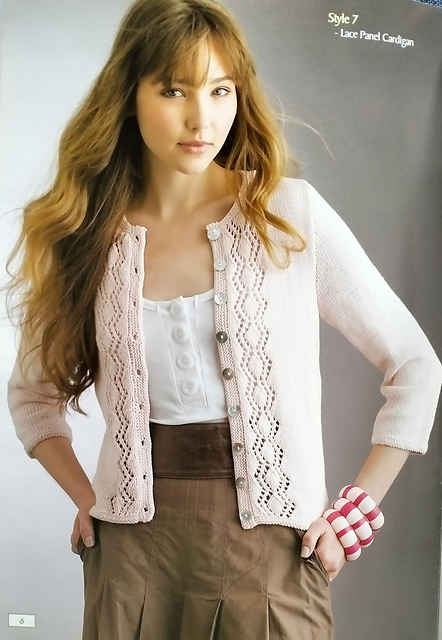 7. Lace Panel Cardigan