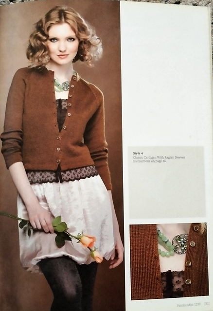 Classic Cardigan with Raglan Sleeves