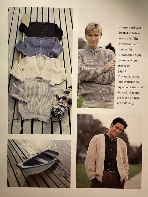 Ravelry: 1 Fisherman's Rib Cardigan Set-in pattern by Cleckheaton