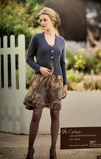 Design 9 - Cardigan with Extended Front Bands