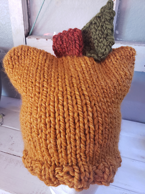Square Pumpkin Adult Hat