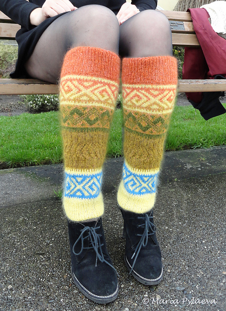 Just Add Colour! Legwarmers.