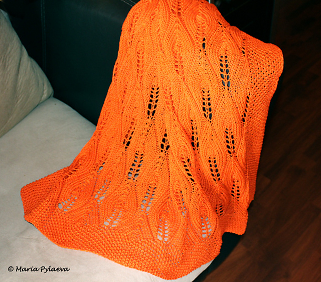Orange Dream Baby Blanket