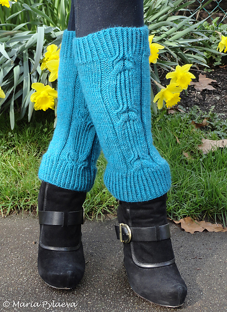 Caribbean Turquoise Legwarmers