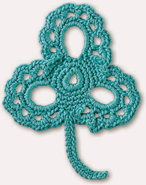 Fancy Crocheted Shamrock