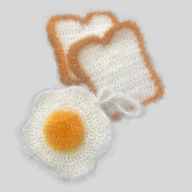 Toast & Egg Scrubbies
