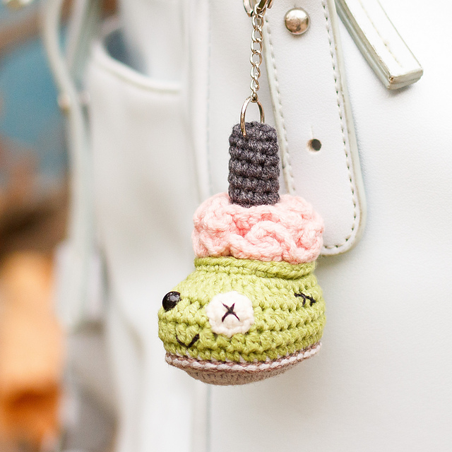 Halloween Zombie Boot Keychain