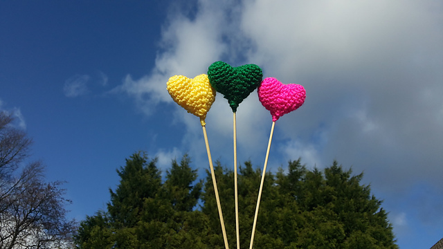 Little Amigurumi Hearts
