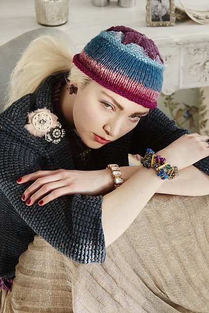 Entrelac Watch Cap