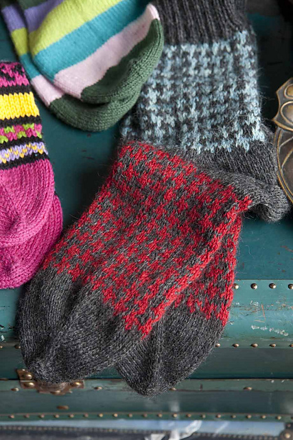 #14 Hound's Tooth Socks