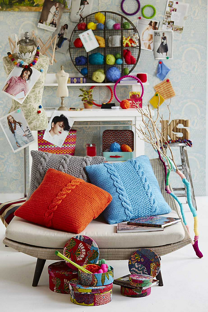 #14 Cabled Pillow