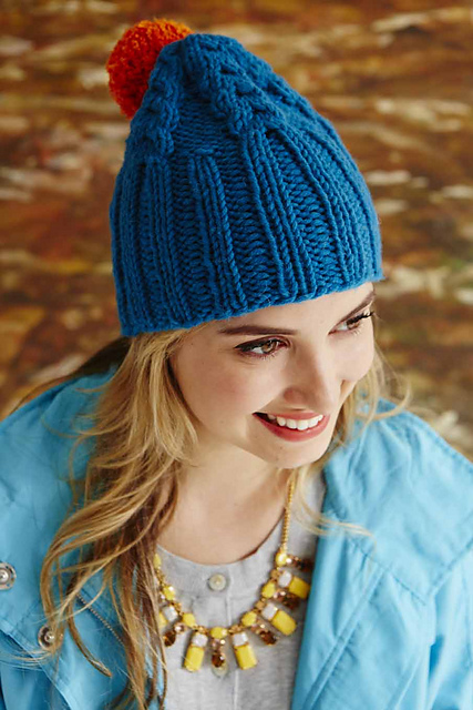 #21 cabled hat