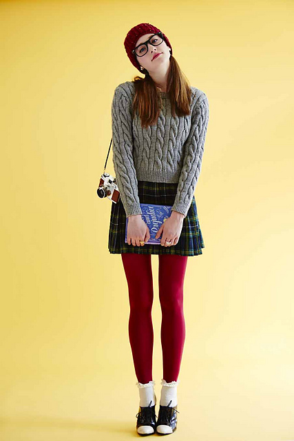 #33 Cabled Pullover