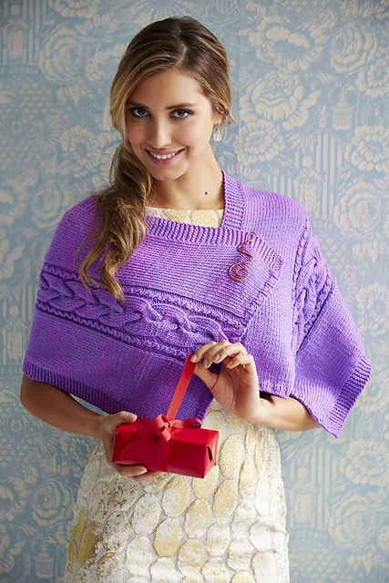 #09 Cabled Shawl