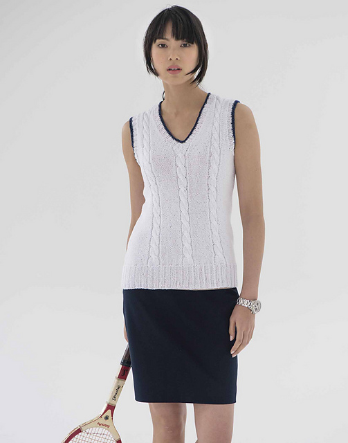 #01 Cabled Vest