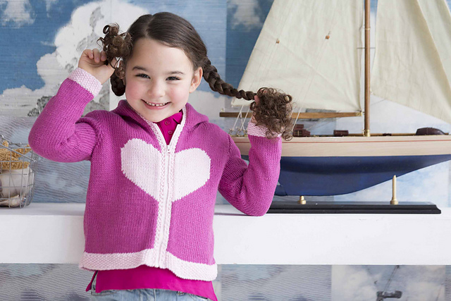 #23 Heart-motif hoodie