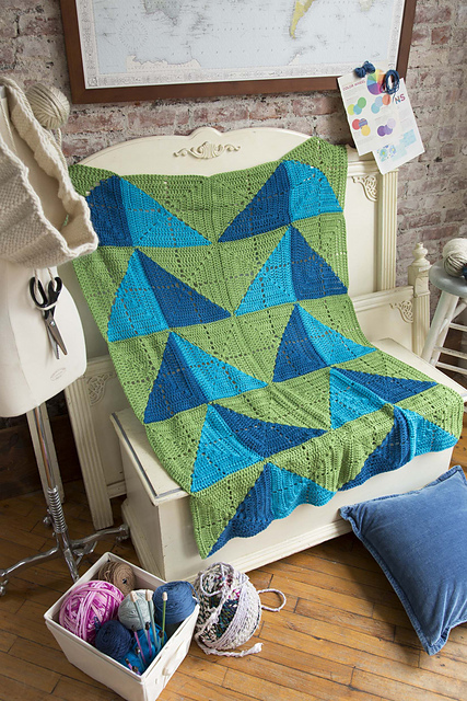 #34 Crocheted Squares Afghan