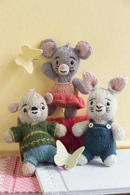 #8, 9, 10 Bunny, Mouse and Bear