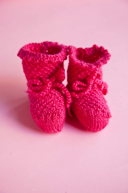 #4 Seed-Stitch Booties