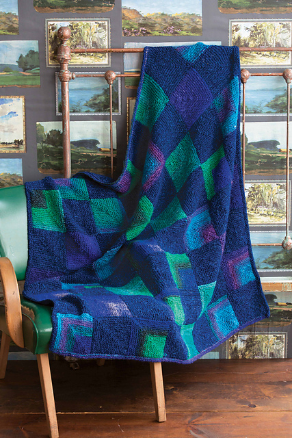 Ravelry: Mitered Squares Blanket pattern by Bonnie Franz