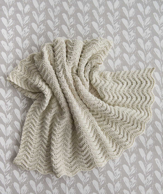 #3 Crocheted Chevron Blanket