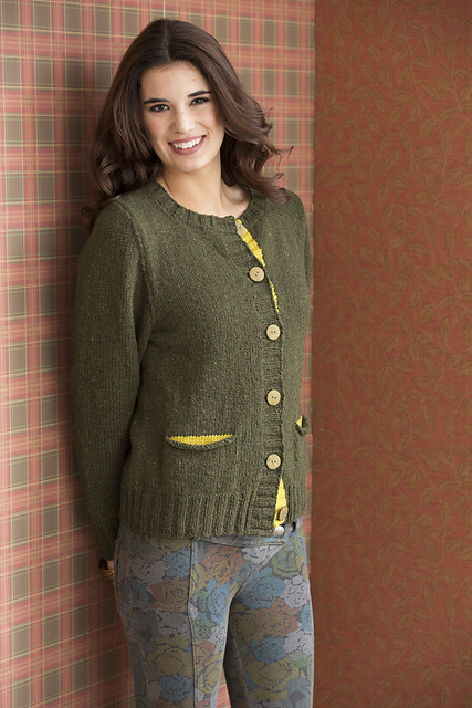 #8 Color-Tipped Cardigan