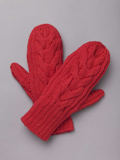 #13 Cabled Mittens