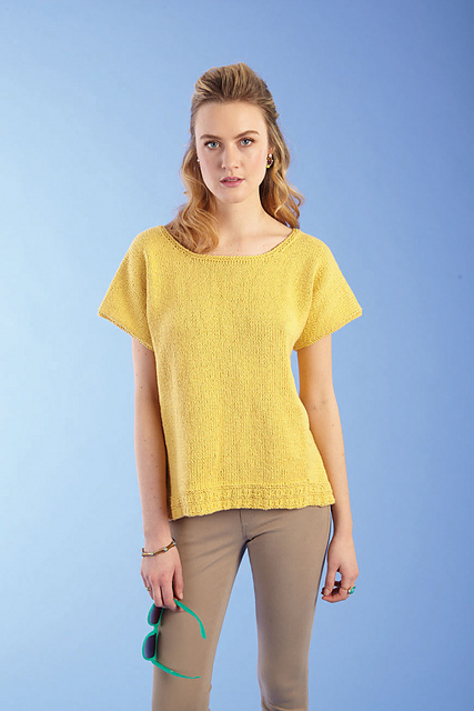 #09 Citron Scene Scoop-Neck Tee