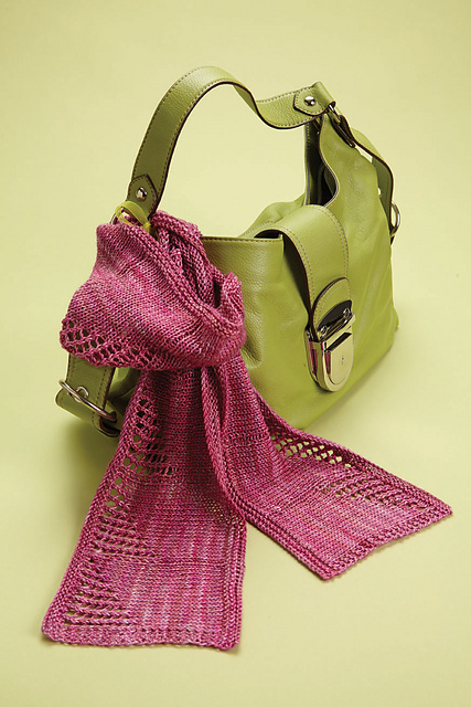 #17 Eyelet Triangle Scarf